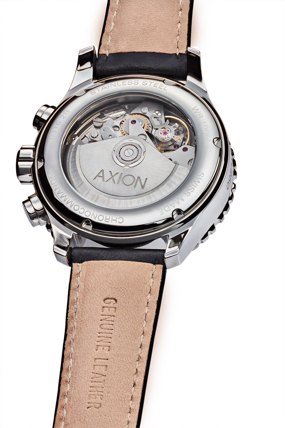 CHRONO COMMANDER WHITE CHRONOGRAPH - Axion Watch